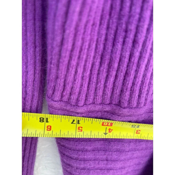 Fenn Wright Manson Womens Open Asymmetrical Draper Cardigan Purple Sz 2X/2XL - Picture 5 of 8